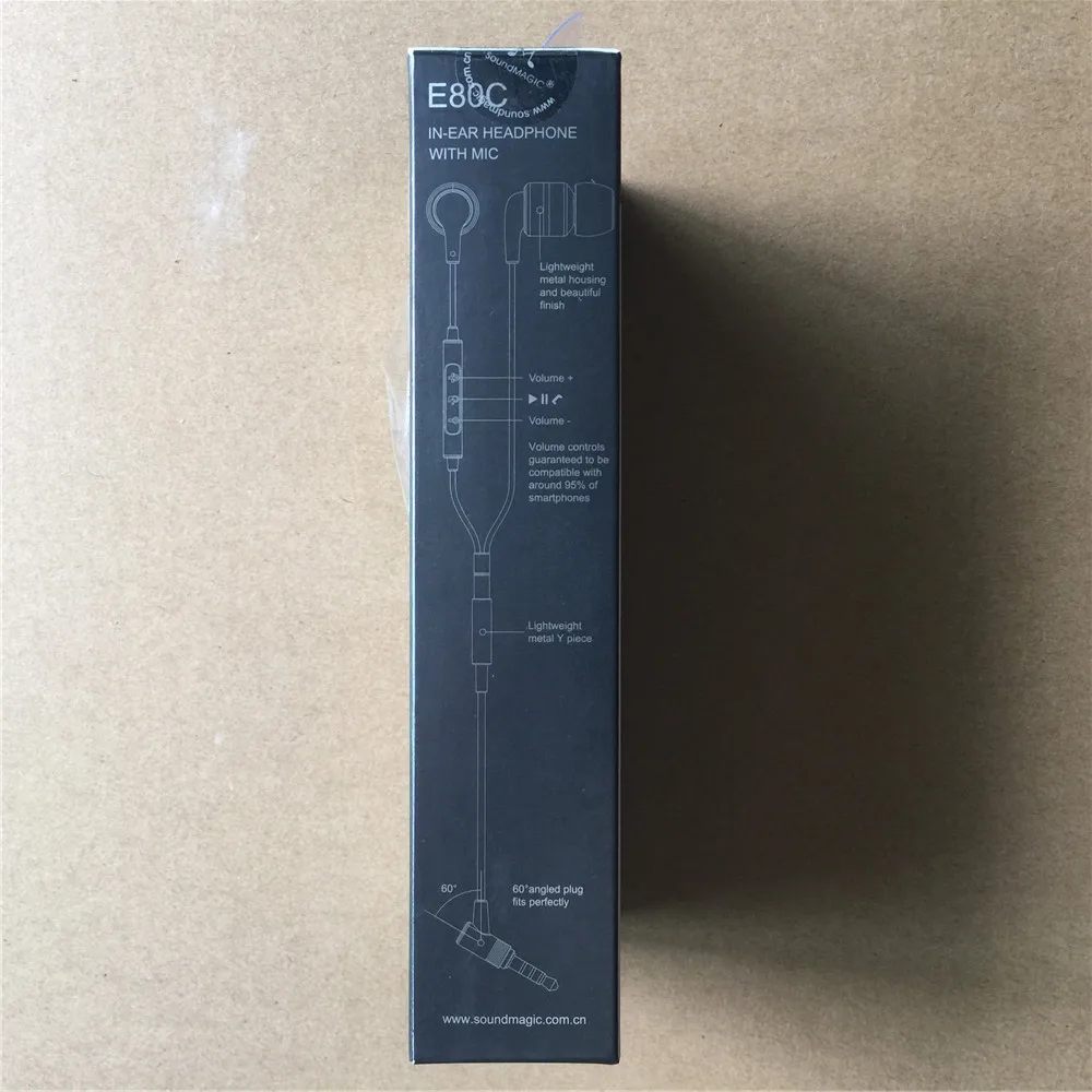 SoundMAGIC E80C наушники с микрофоном и функцией изменения громкости практически для всех смартфонов