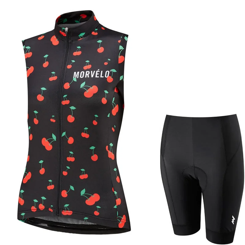 16 Morvelo Pro Велоспорт Джерси Набор летний женский гоночный велосипед одежда Maillot Ropa Ciclismo Uniformes без рукавов mtb велосипедная одежда - Цвет: 16
