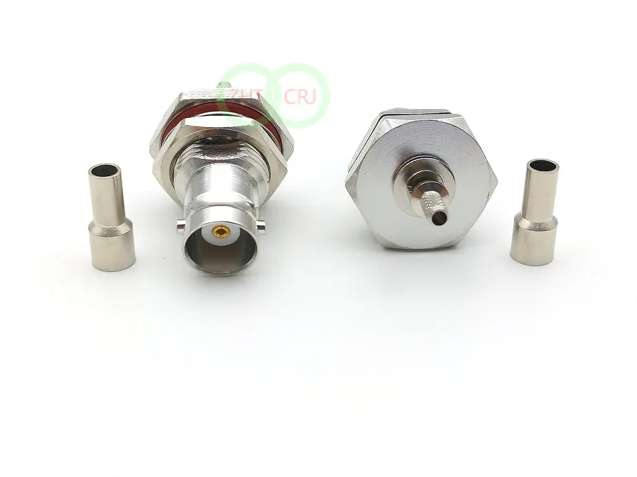20 шт BNC Женский обжимной RF разъем для RG316 RG174 LMR100 коаксиальный кабель|connector bnc|bnc