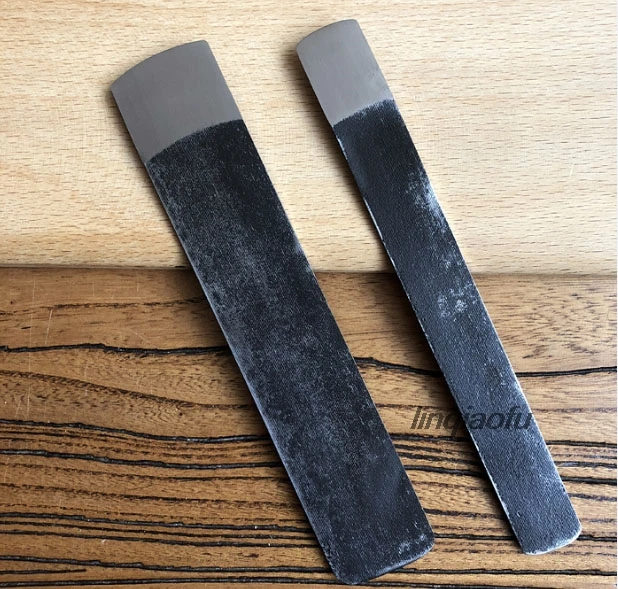 Цельнокроеный утонченный нож ручной для резки лопата кожи с Круглым лезвием