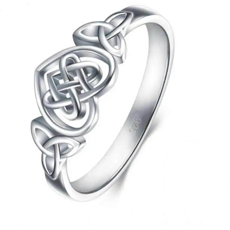 

Classical Love Heart Engagement Rings for Women Promise Silver Color Filled Wedding Ring 2019 Fashion Jewelry Accessory
