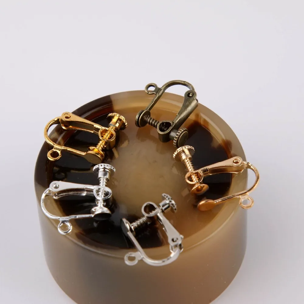 50 шт. гипоаллергенные и безболезненные регулируемые зажимы для ушей | Украшения