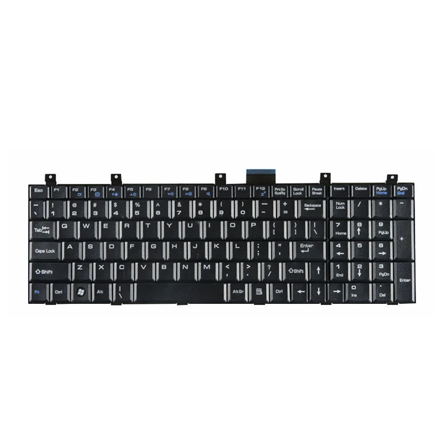 Клавиатура GZEELE US для ноутбука MSI GX620 CR500 CR600 CR720 CR610 EX600 EX625 M662 M670 1600 1656 VX600 CX500 черная