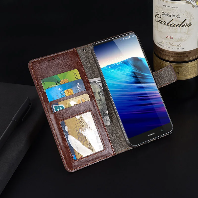 Чехол с кристаллами для Umidigi роскошные кожаные чехлы модный кошелек фоторамка