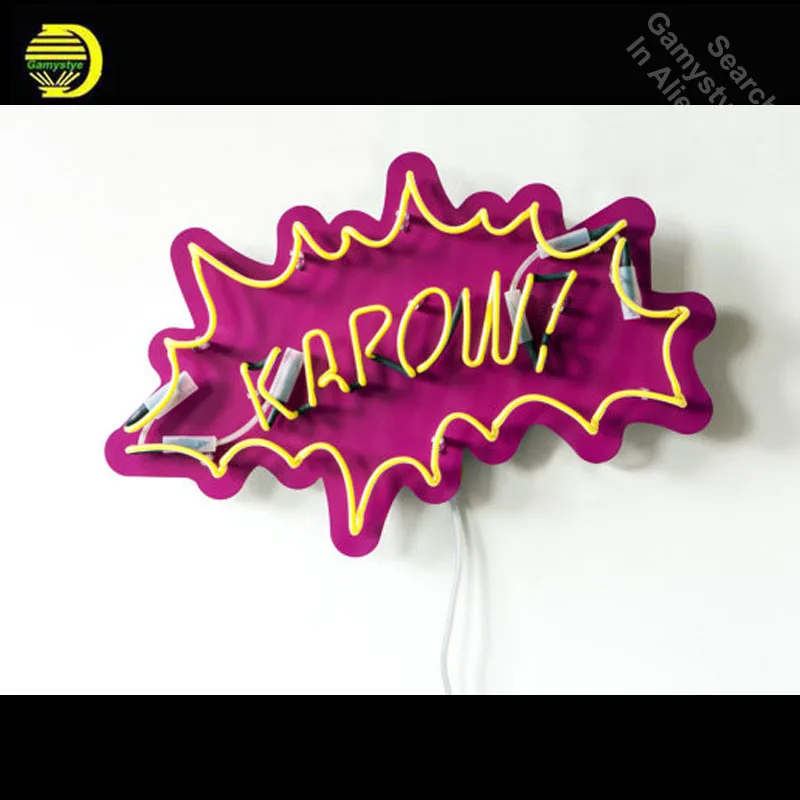 Неоновая вывеска для KAPOW Pop Art неоновая лампочка ручной работы