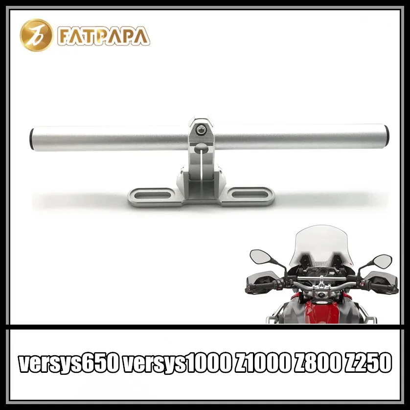 

Motorcycle Accessories Stainless Steel handlebar Navigation Bracket For KAWASAKI VERSYS650 VERSYS1000 Z1000 Z800 Z250 Z300 Z650