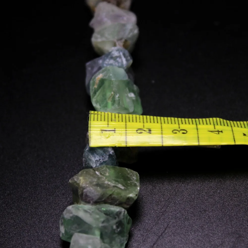 Оптовая продажа AAA + нестандартной формы флюоритовый камень бусины из