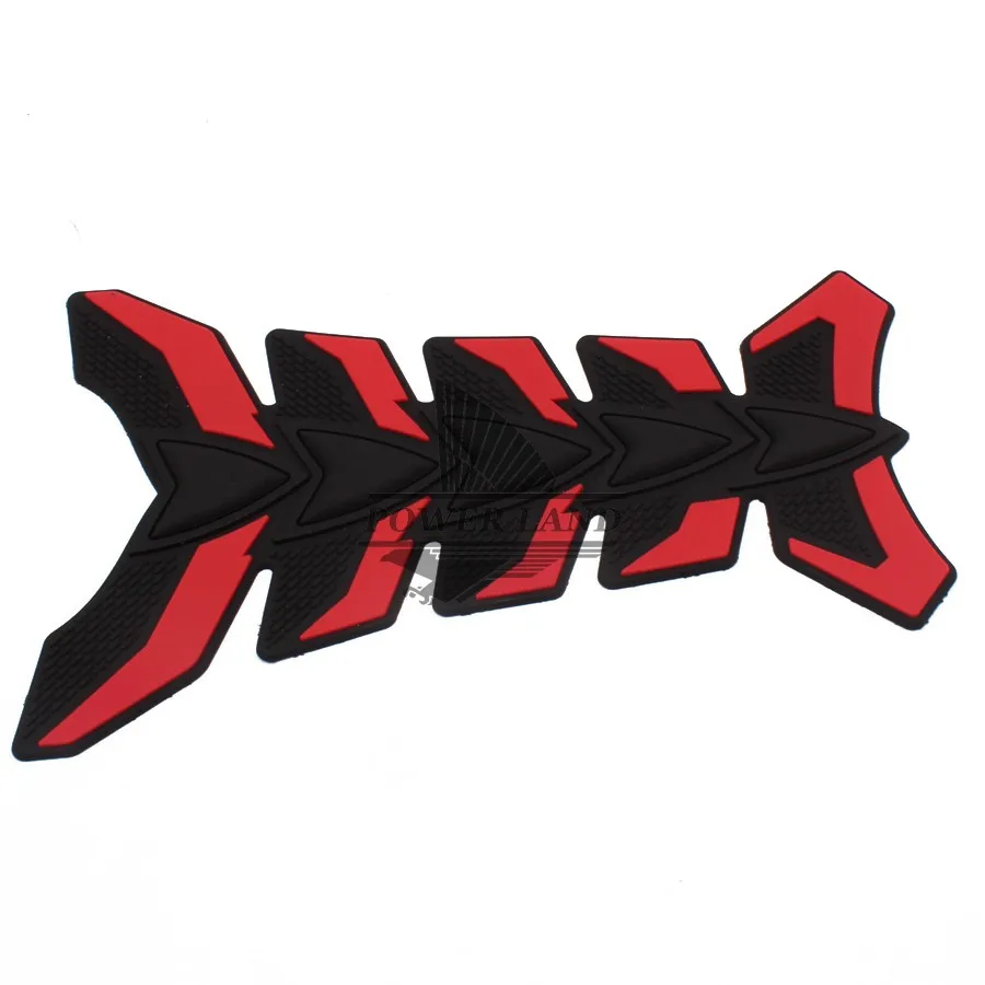 Motorcycle Anti-scratch Rubber Gas Fuel Oil Tank Pad Protection System Decal Sticker Red Color 1pcs Universal Fit For | Автомобили и