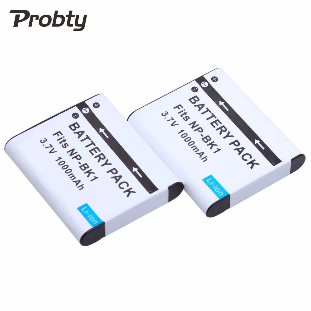 Probty 3 шт. NP BK1 NPBK1 камера батарея + ЖК Зарядное устройство USB для Sony S750 S780 S950 S980 W190 W370
