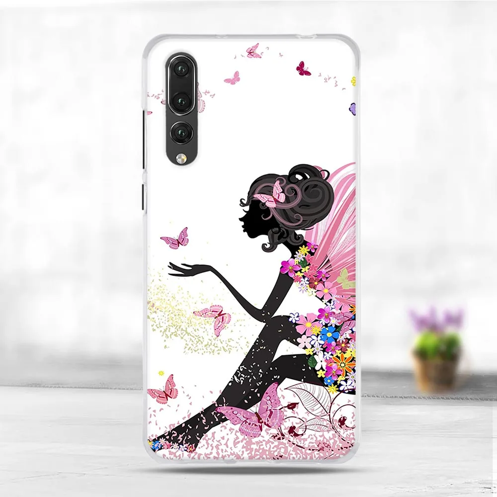Чехол для Capa Huawei P20 Pro чехол Funda телефона силиконовые мягкие чехлы из ТПУ Бампер Plus