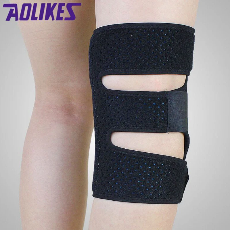 Наколенники AOLIKES из силикагеля 4 пружины стабилизатор защита для колена
