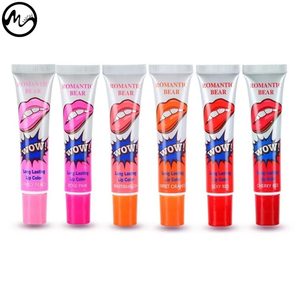 MINCH 6 цветов блеск для губ водостойкий отклеивается жидкий оттенок матовый