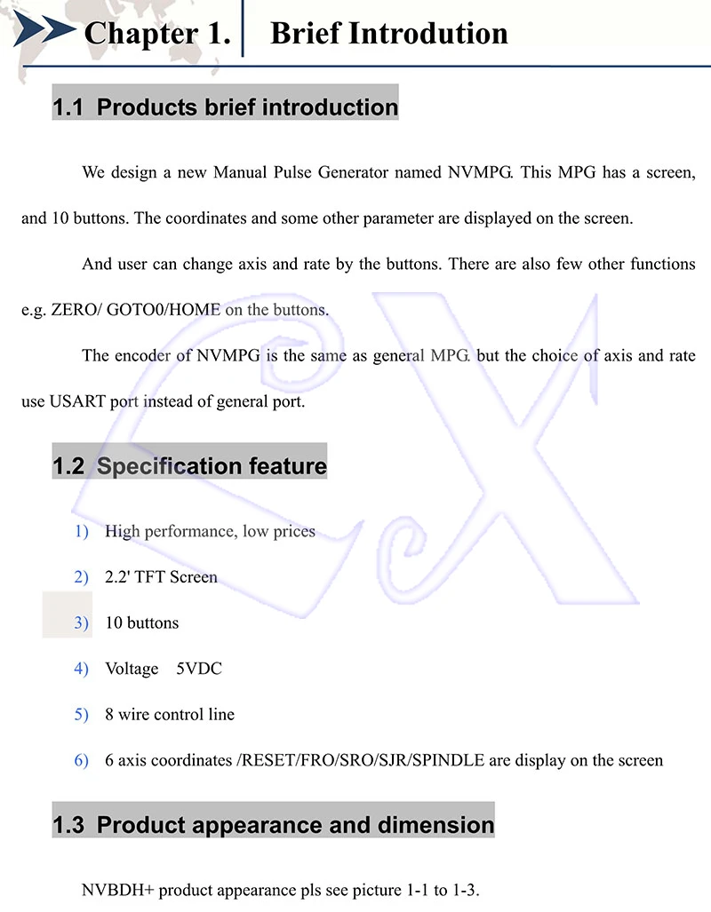 ЧПУ 6 оси NVMPG ручной импульсный генератор с маховиком и ЖК-дисплей RJ45/DB15 серийный Связь протокол