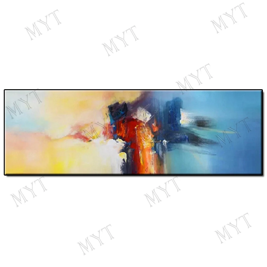 

Large 100% hand-painted abstract modern oil painting on the canvas wall art picture for the living room home decoration