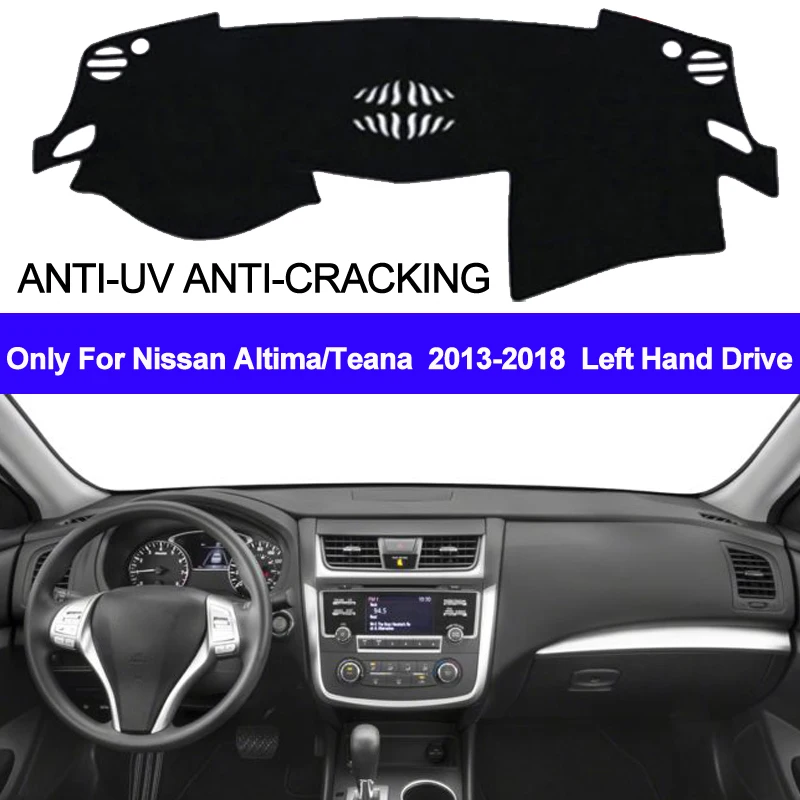 

TAIJS Car Dashboard Cover Dash Mat Dash Pad Carpet ANti-UV NON-Slip For Nissan Teana Altima L33 2013 2014 2015 2016 2017 2018