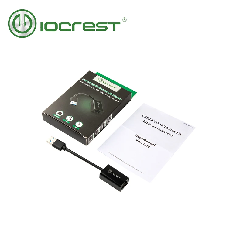 Сетевая карта IOCREST с USB 3 0 на 1000 Мбит/с Rj45 Ethernet Gigabit|Сетевые карты| |