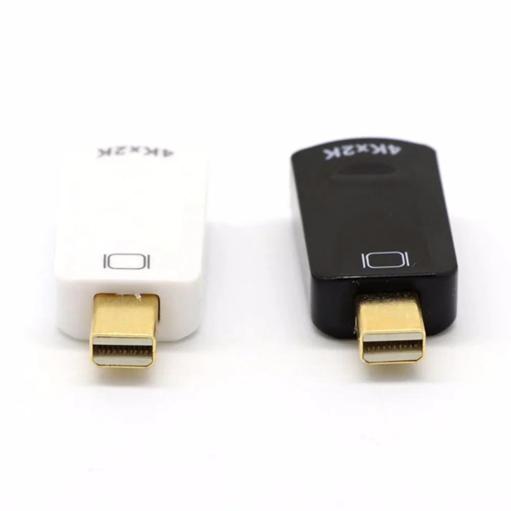 Переходник Mini DP-HDMI позолоченный переходник 4K Displayport(Thunderbolt 1/2) штырь-гнездо HDMI для
