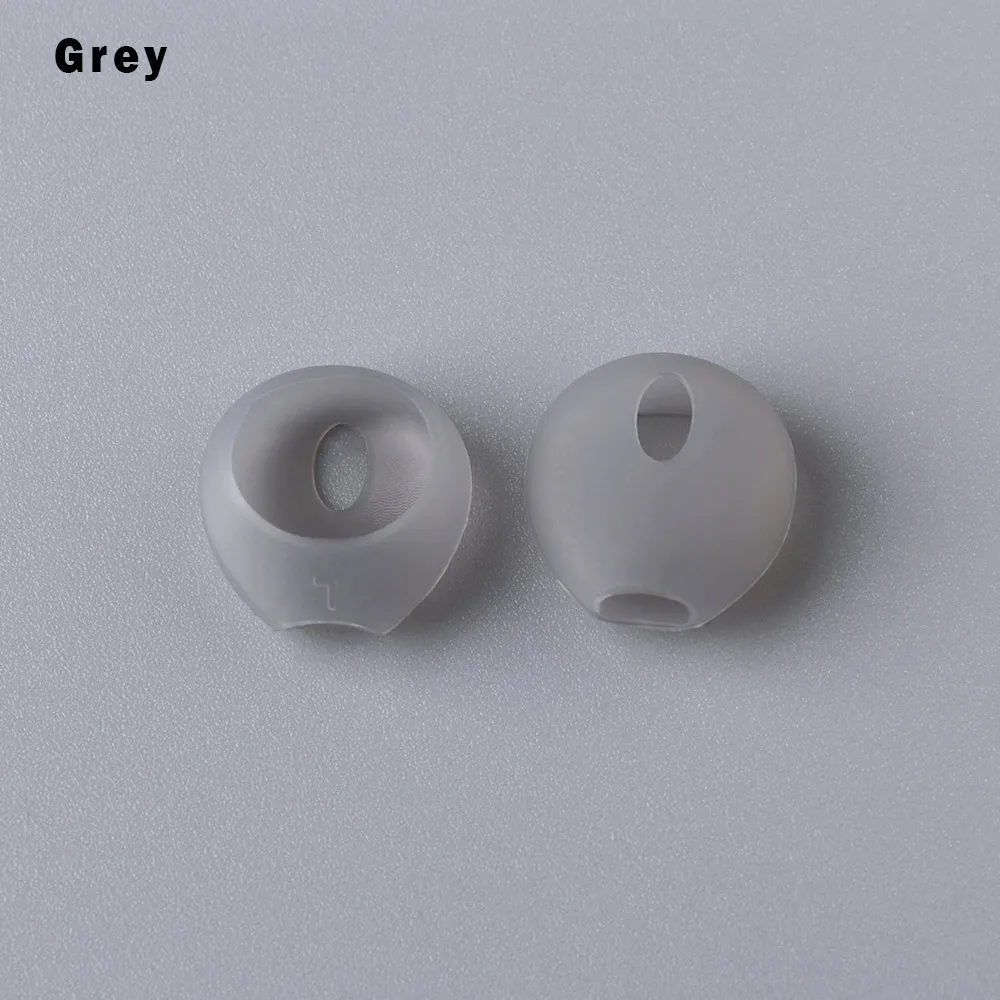 grey Модная Универсальная гарнитура для airpods чехол силиконовый Противоскользящий резиновый мягкий ушной наконечник наушники для iPhone подушечки для наушников - Цвет: grey
