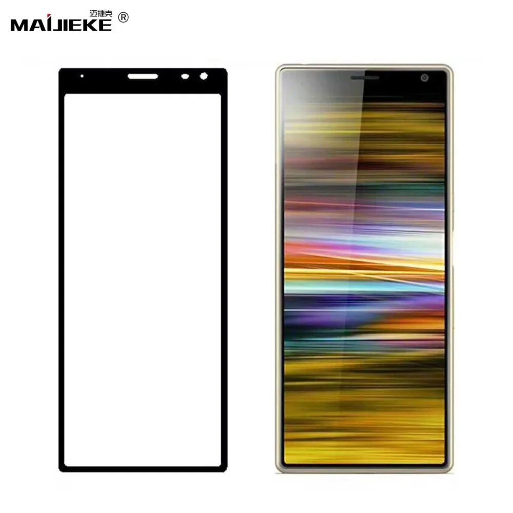 MAIJIEKE 9 H Полный Клей закаленное стекло для sony Xperia 10/XA3 Защитная пленка экрана 10 plus