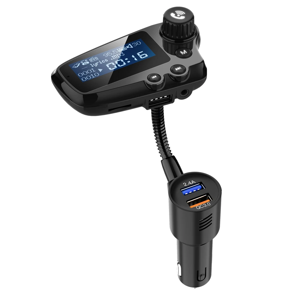 LCAV BT Hands Free lcd дисплей Mp3 Fm передатчик модулятор с Bluetooth автомобильное зарядное