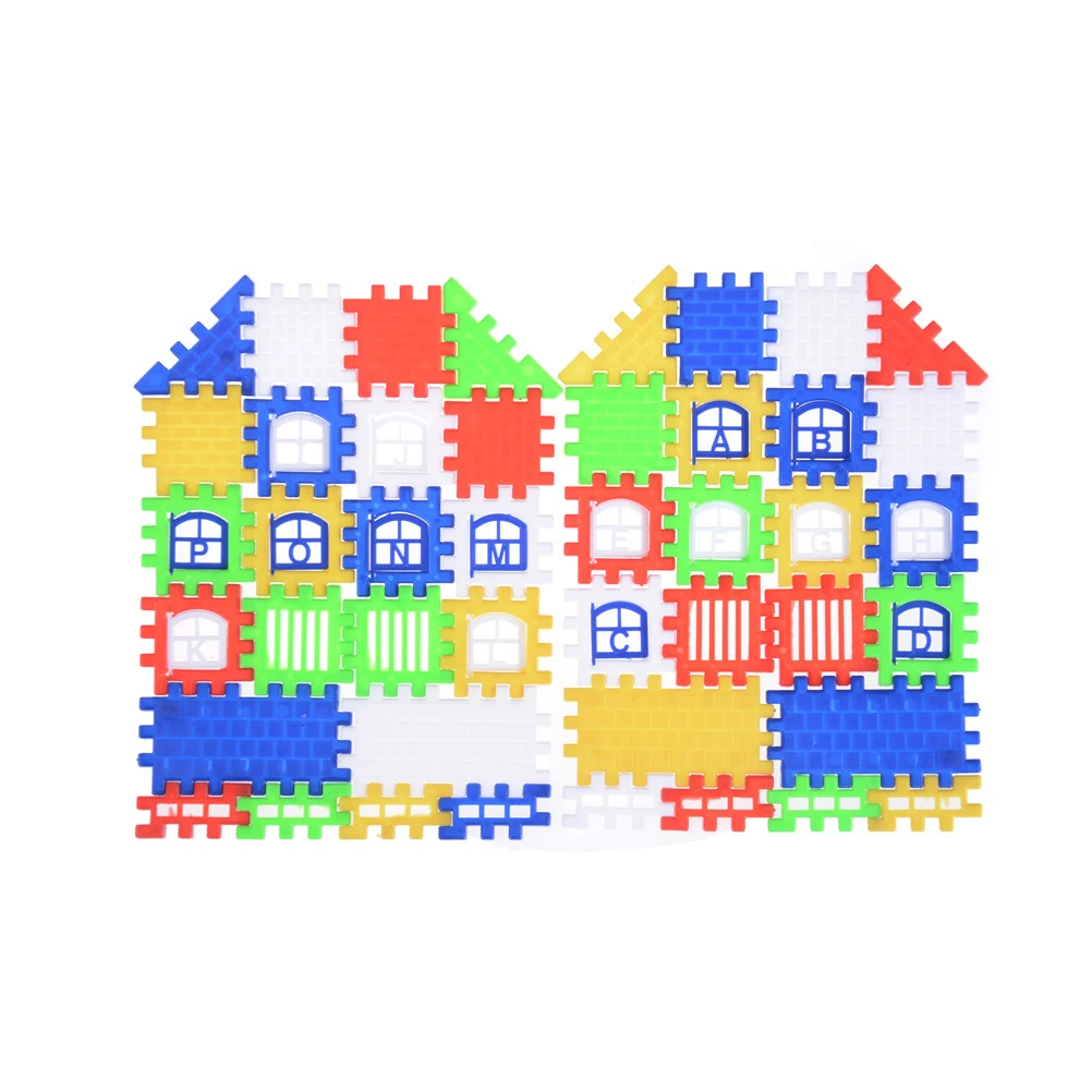 44 шт./компл. милый детский дом Строительные блоки Набор развивающая игрушка|house
