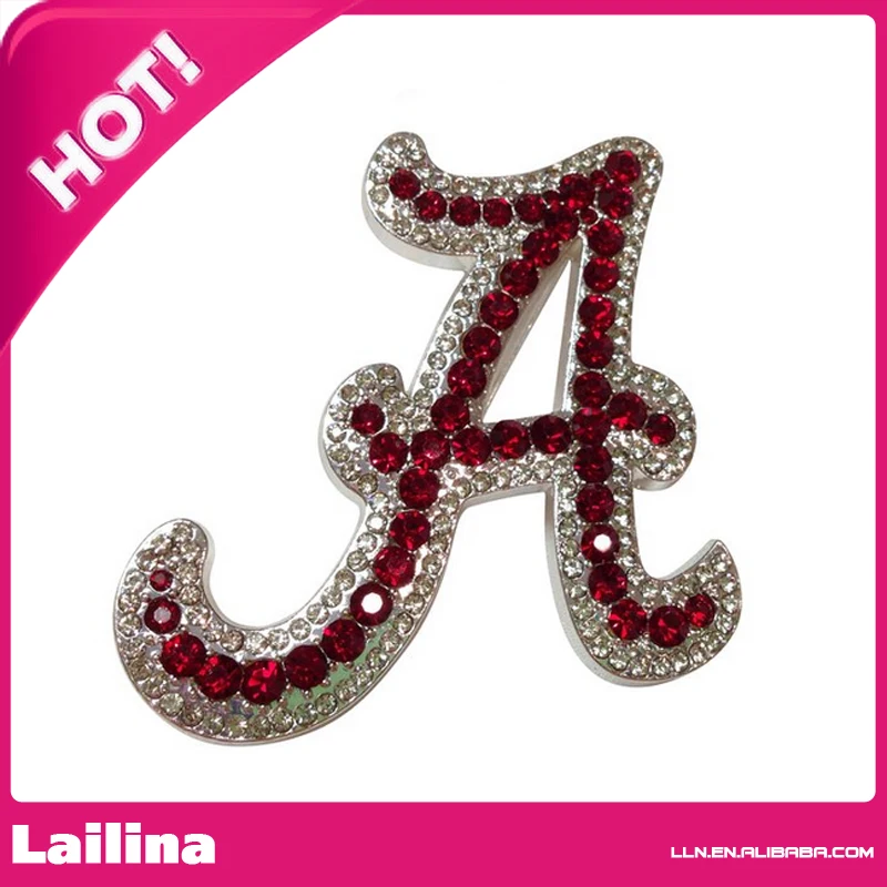 Брошь с эмблемой из кристалла Университет Алабама|brooch pins|university of alabamauniversity |