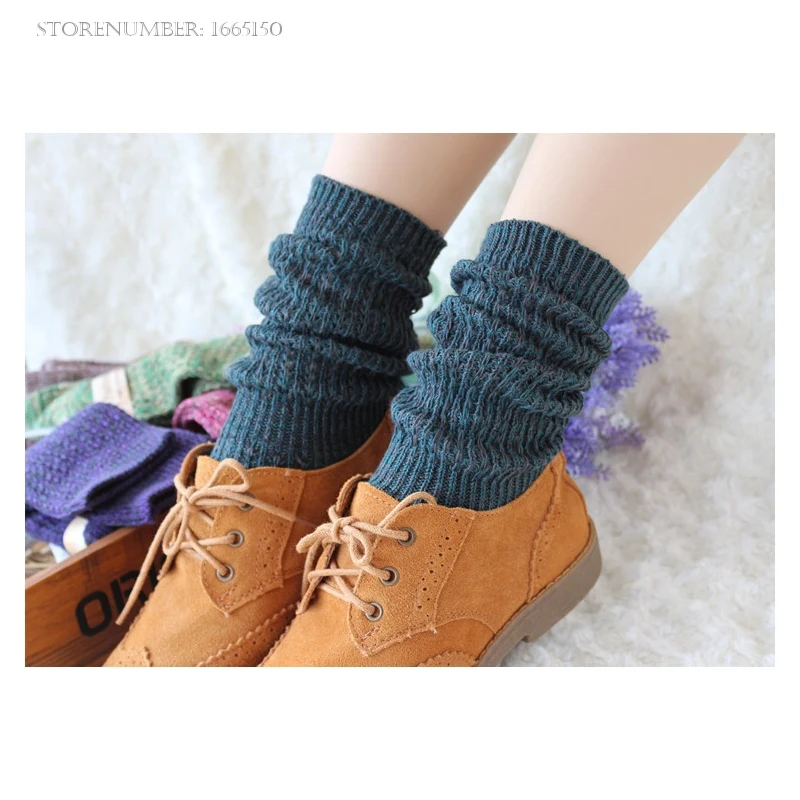 Высококачественные Трикотажные Хлопковые женские чулки сапоги оптовая продажа |