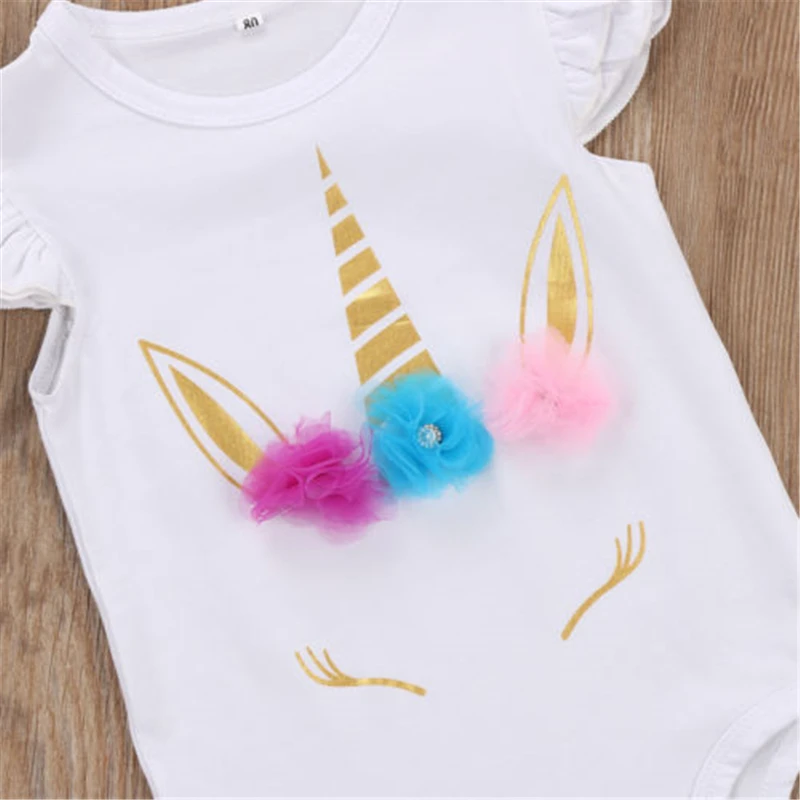 Детский комбинезон с длинным рукавом принтом единорога|romper clothes|infant jumpsuitbaby clothes