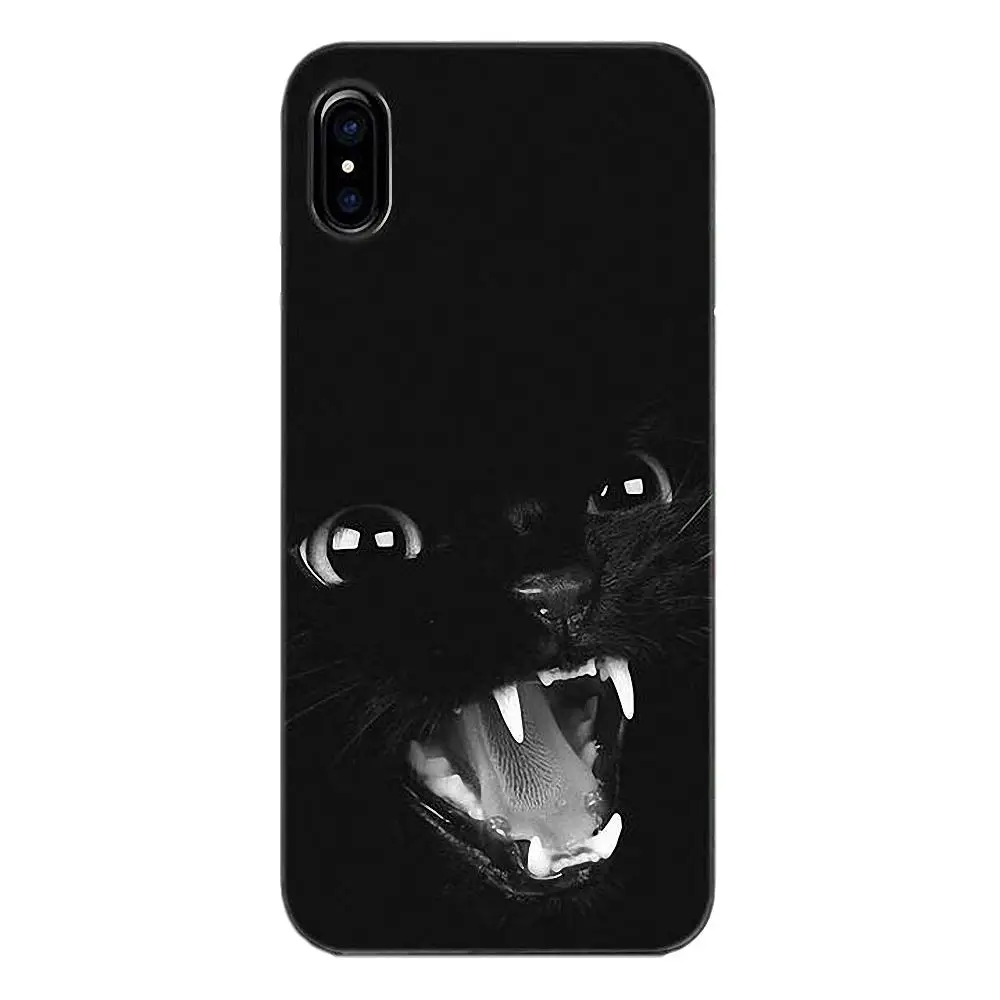 Tpwxnx черная крутая кошка Мягкая картина для HTC Desire 530 626 628 630 816 820 One A9 M7 M8 M9 M10 E9 Plus U11