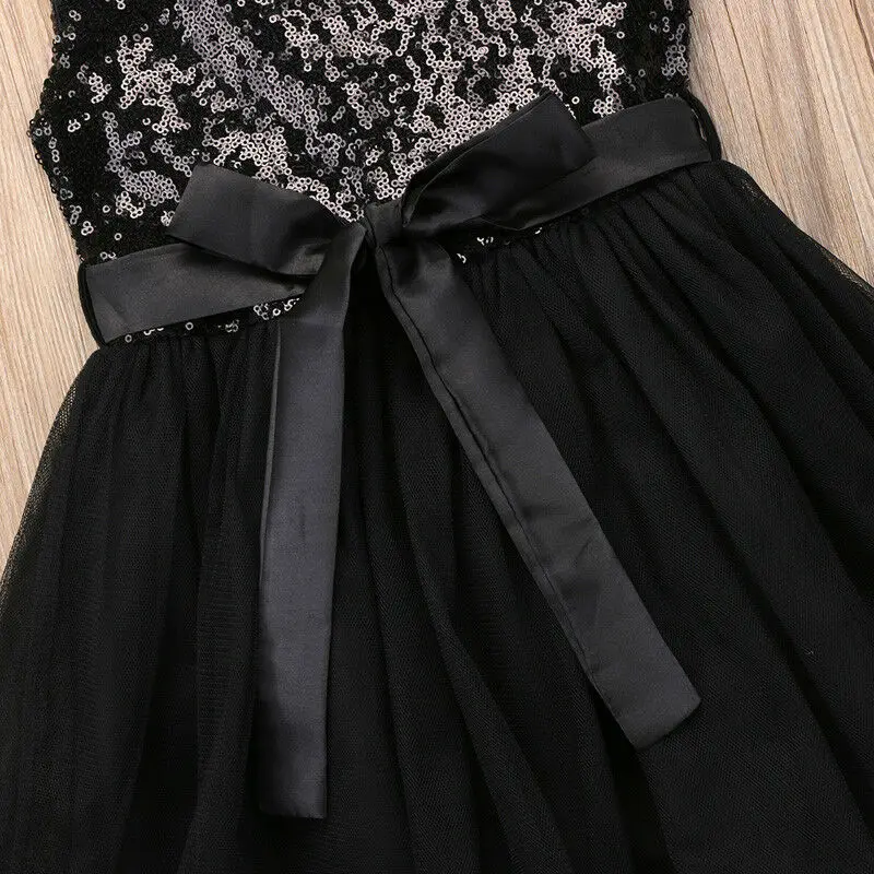 Торжественное платье принцессы с блестками для девочек подружки невесты