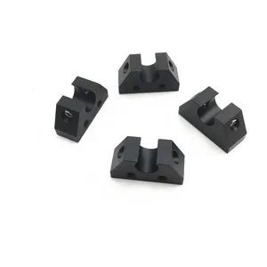 Funssor 4 шт. черный анодированный алюминиевый держатель Y для Prusa i3 MK3 3D принтера металлический 8 мм гладкий держатель стержня