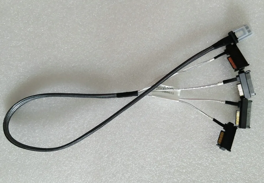 RaidStorage Amphenol Оригинал RMS36 4249 REV AX1 PD: новейший SFF8087 для SASx4 MiniSAS 36Pin 29pin 6 ГБ/сек. RAID