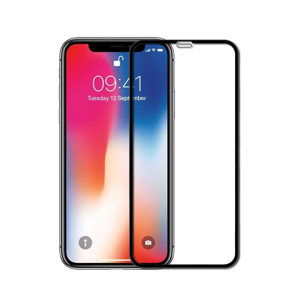 Полный Клей ударопрочный закаленное стекло для iPhone X XS Max XR 6 6s 7 8 Plus жесткая