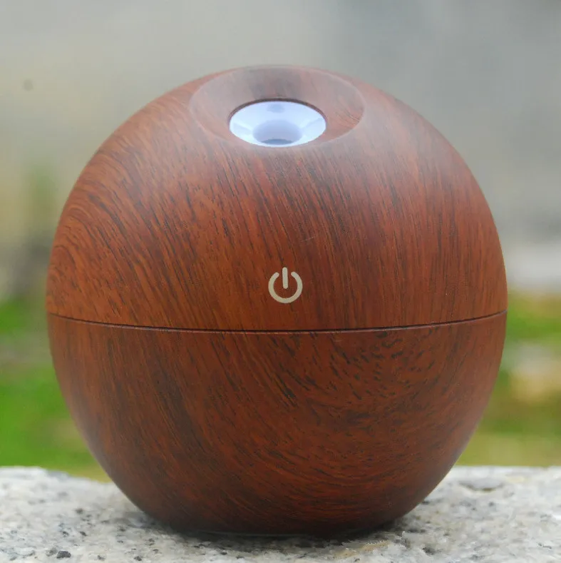 Ультразвуковой увлажнитель воздуха с древесным зерном USB диффузор очиститель