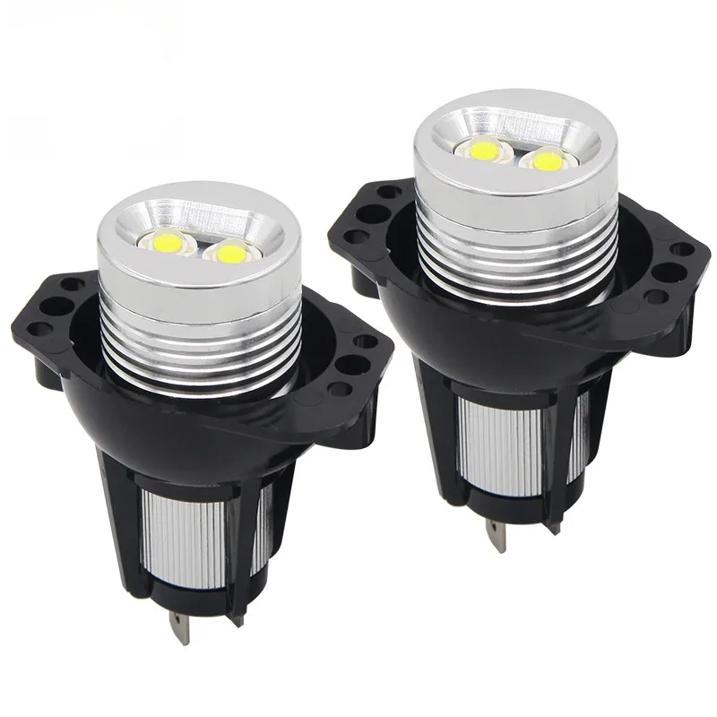 2 шт. Автомобильные светодиодные 10 Вт ангельские глазки габаритные огни лампы для