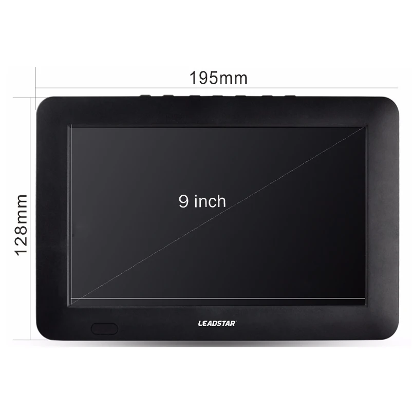 LEADSTAR 9 дюймовый HD цифровой и аналоговый телевизионный приемник светодиодный