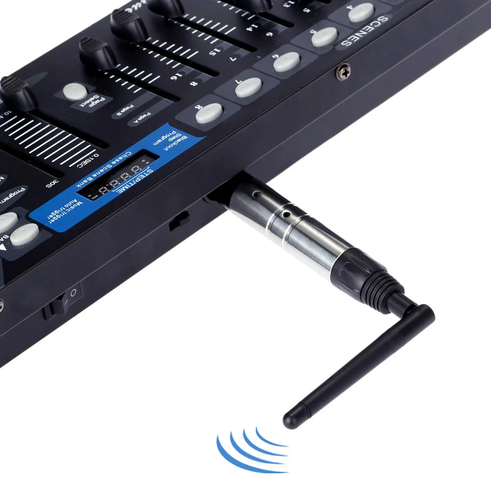 23DBM 1000 м 2 4G ISM DMX512 беспроводной мужской XLR DJ Party передатчик Контроллер освещения