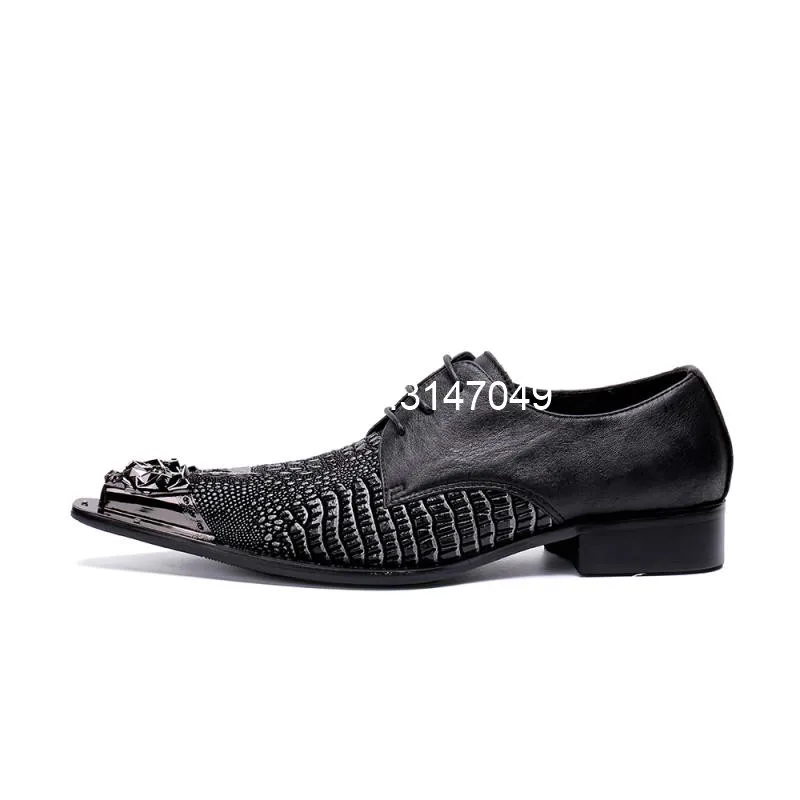 

Genuine Leather Men Suit Shoes Embossed Oxford Shoes Crocodile Pattern Mens Shoes Dressed Big Size 47 Office Shoes Men New 2019