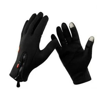 Мужские зимние лыжные спортивные водонепроницаемые перчатки с сенсорным