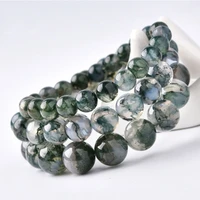natural moss agate bracelet gemstone jewelry bracelet for woman for gift wholesale