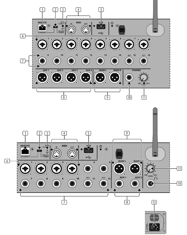Leicozic XR16 X AIR 1:1 16 вход цифровой микшер для ipad/android планшетов встроенный Wifi и USB стерео рекордер микшерный пульт