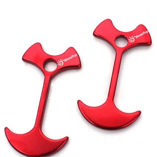 10 шт. Колышки из алюминиевого сплава для кемпинга на открытом воздухе Якорные