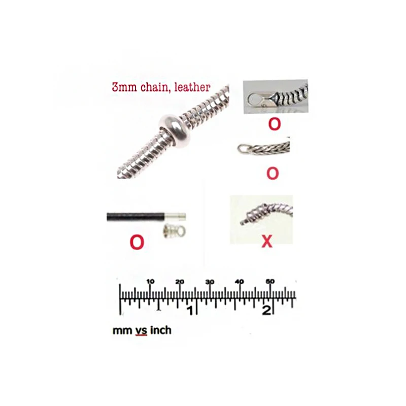 Силиконовые бусины с пробкой GW серебро 925 пробы подходят для аутентичных шармов