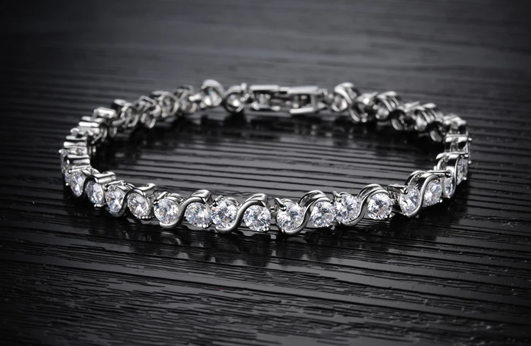 Модный браслет женский с кристаллами swarovski браслет подарки Ювелирные изделия Римский фантастический браслет брелок кулон
