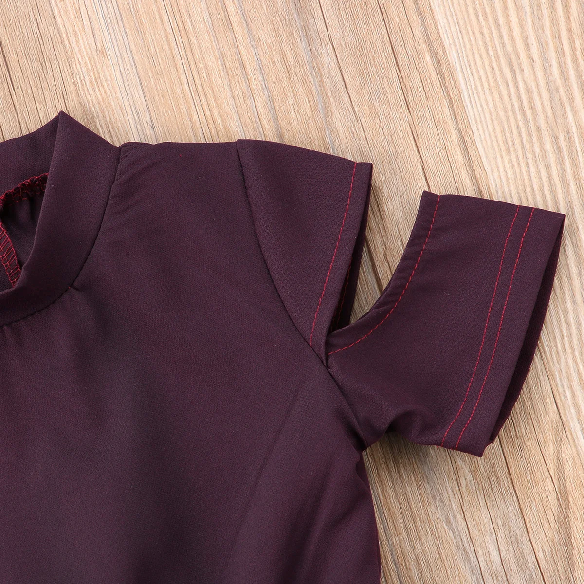 Новорожденных Одежда для детей малышей девочек отверстия Ползунки Короткий