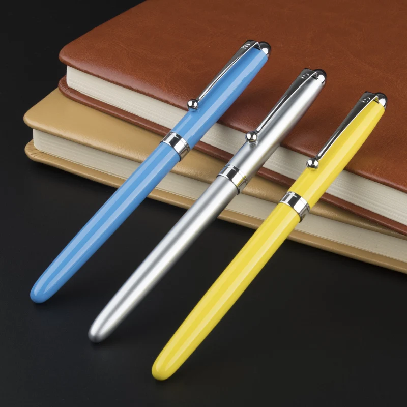 

1 Piece Superior Quality Metal Gel Pen 0.5mm Fine Point Black Ink for Personal Private or Business Use School office supplies