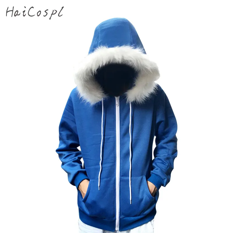 

Sans Costume Undertale Cosplay Blue Hoodie Skeleton Brother Coat Men Adult Warm Thick Top Winter Zipper Long Sleeve Sweatshirt