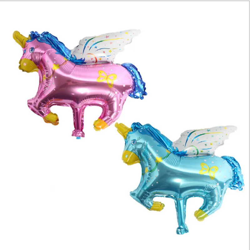 Мини воздушный шар из фольги единорог Пегас лошадь|Воздушные шары и аксессуары| |