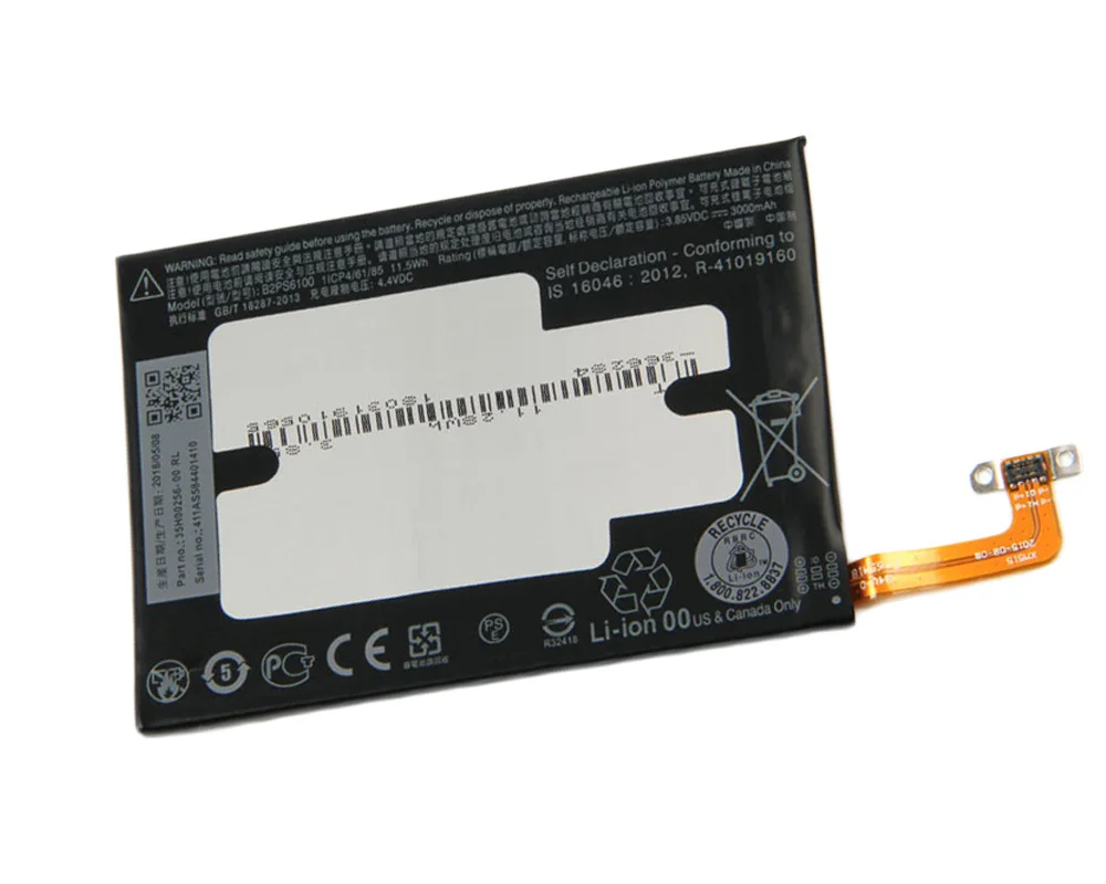 ISUNOO 10 шт./лот 3000 мАч B2PS6100 Сменный аккумулятор для One M10 / Lifestyle M10H M10U