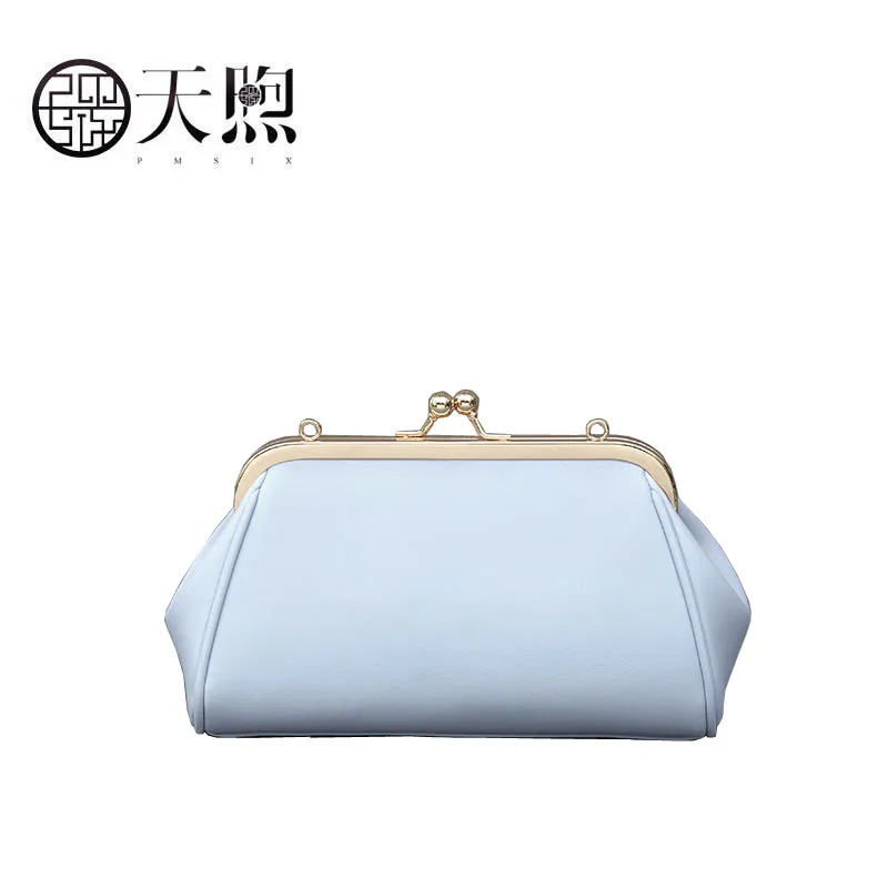 Pmsix 2020 New Women Leather bag quality handbags Fashion Chain embroidered Luxury Cowhide tote women leather shoulder | Багаж и сумки